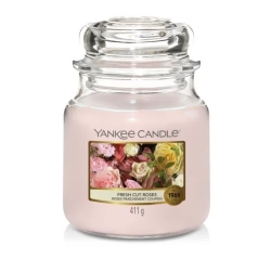 Yankee Candle Fresh Cut Roses Candela Profumata In Giara Media