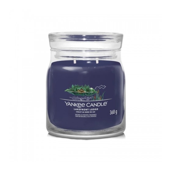 Yankee Candle Lakefront Lodge Candela Profumata In Giara Media 368 G