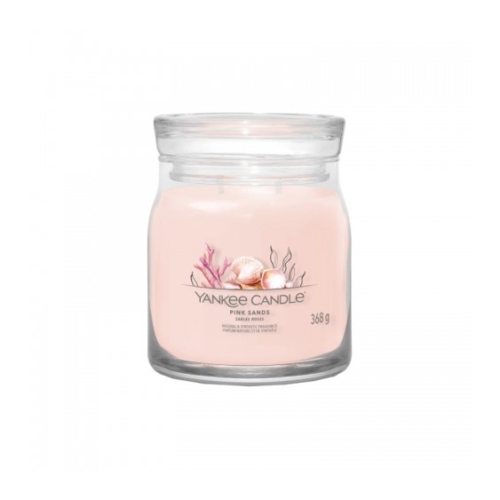 Yankee Candle Pink Sands Candela Profumata Signature Media 368 G