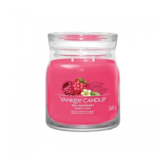 Yankee Candle Red Raspberry Candela Profumata Signature Media 368 G