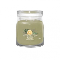 Yankee Candle Sage & Citrus Candela Profumata Signature Media 368 G