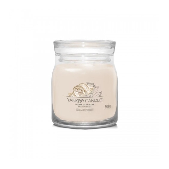 Yankee Candle Signature Warm Cashmere Candela In Giara Media 368 G