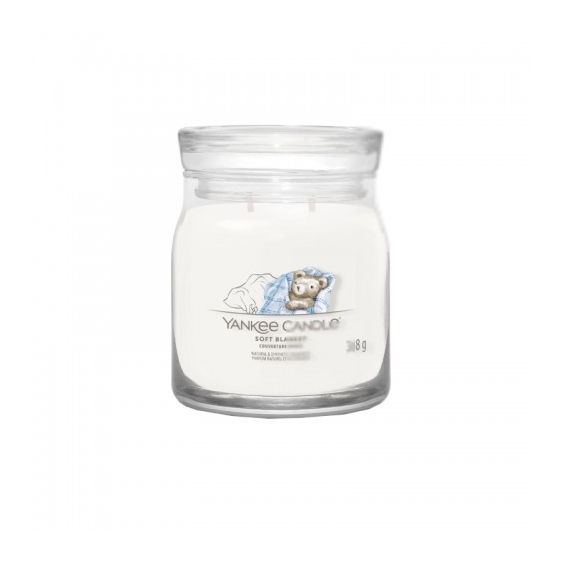 Yankee Candle Soft Blanket Candela Profumata Signature Media 368 G