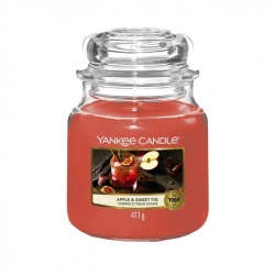 Yankee Candle Apple & Sweet Fig Candela Profumata In Giara Medium 411 G