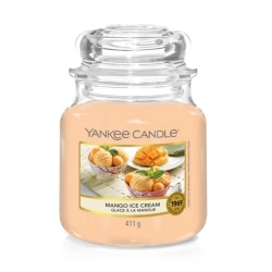 Yankee Candle Mango Ice Cream Candela Profumata Media In Barattolo