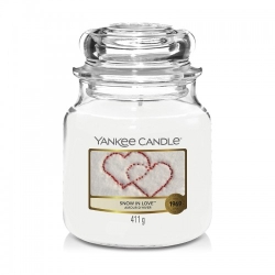Yankee Candle Snow In Love Candela Profumata Giara Media 411 G