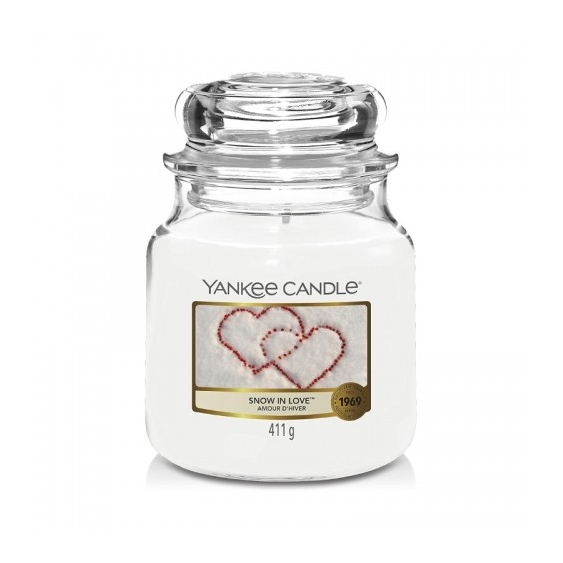 Yankee Candle Snow In Love Candela Profumata Giara Media 411 G