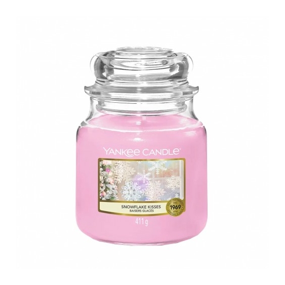 Yankee Candle Snowflake Kissess Candela Profumata In Giara Medium 411 G