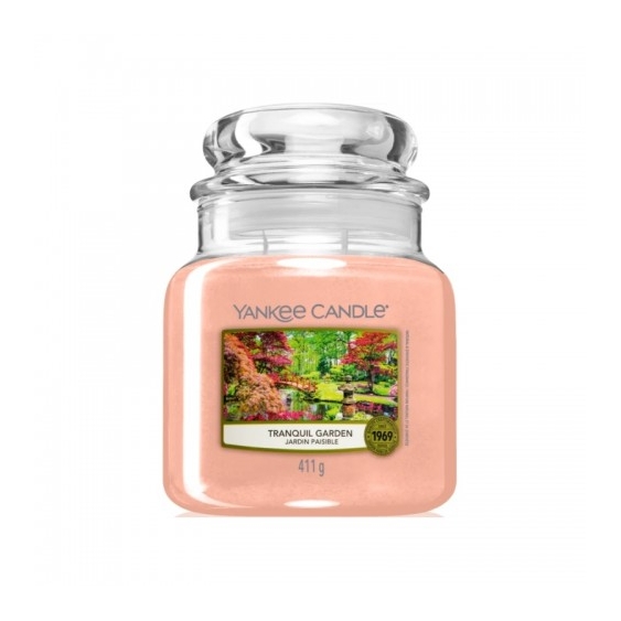 Yankee Candle Tranquil Garden Candela Profumata Giara Media 411 G