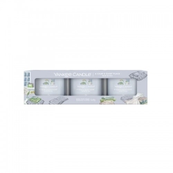 Yankee Candle A Calm & Quiet Place Set Da 3 Candele Votive In Vetro