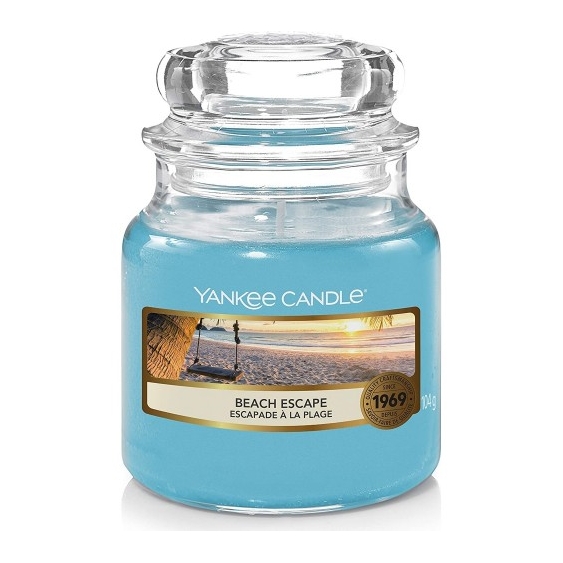 Yankee Candle Beach Escape Candela Profumata In Barattolo Piccolo