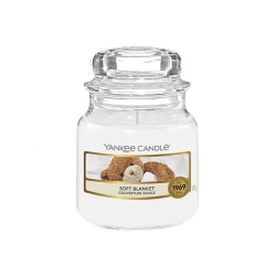 Yankee Candle Soft Blanket Candela Profumata In Giara Piccola 104 G