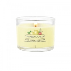 Yankee Candle Iced Berry Lemonade Candela Votiva In Vetro 37 G