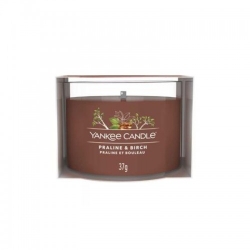 Yankee Candle Praline & Birch Candela Votiva In Vetro 37 G