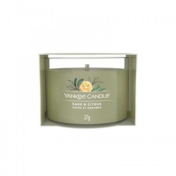 Yankee Candle Sage & Citrus Candela Votiva In Vetro 37 G