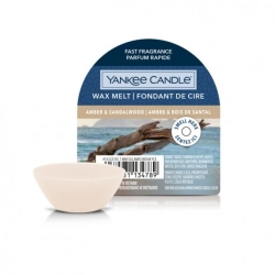 Yankee Candle Amber & Sandalwood Cera Profumata Da Fondere