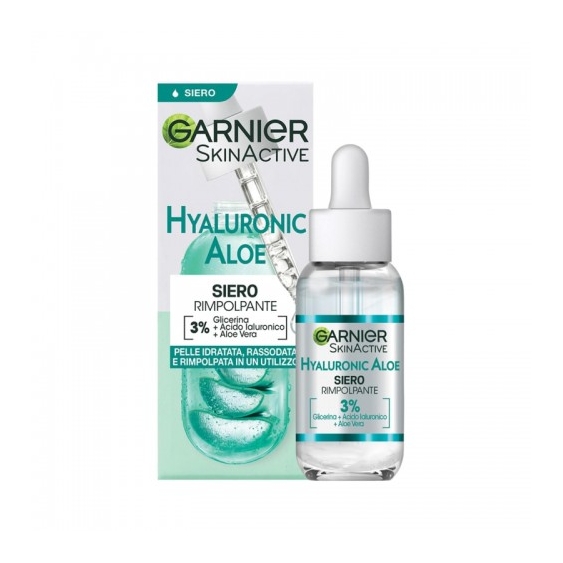 Garnier Hyaluronic Aloe Siero Rimpolpante Viso 30 Ml