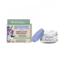 I Provenzali Crema Attiva Biologica Antiossidante E Antirughe Alla Lavanda 50 Ml
