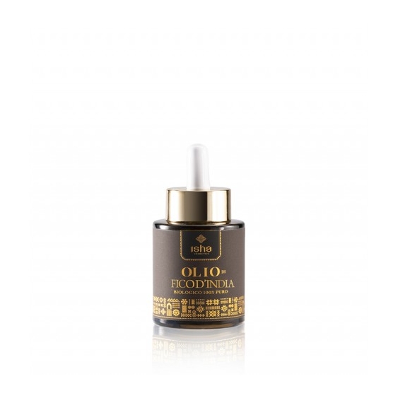 Isha Olio Di Semi Di Fico D'India Olio Biologico Puro Al 100% 30 Ml