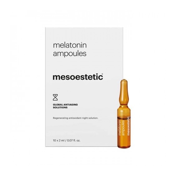Mesoestetic Melatonin Ampoules Trattamento Anti-Age Serale 10X2 Ml