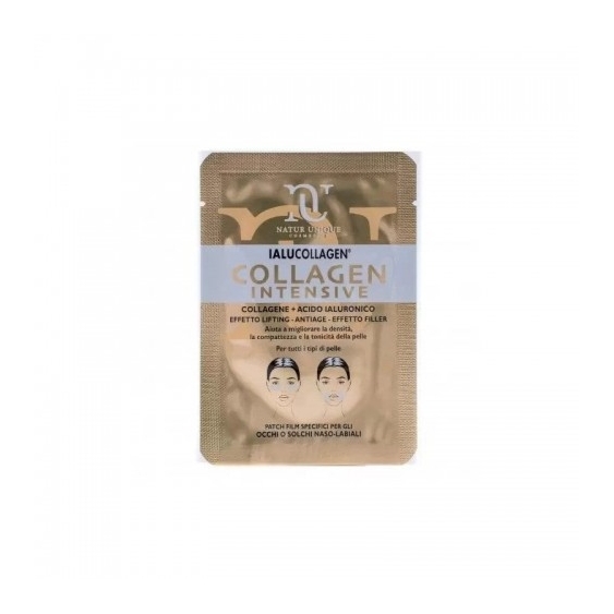 Natur Unique Ialucollagen Collagen Intensive 2 Patch Per Occhi E Solchi Naso-Labiali