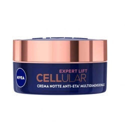 Nivea Cellular Expert Lift Crema Notte Anti-Età Multidimensionale 50 Ml