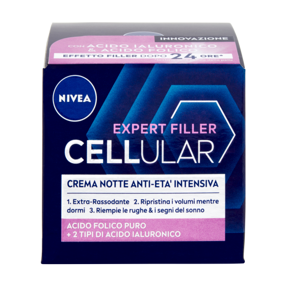 Nivea Expert Filler Cellular Crema Notte Anti-Età Intensiva 50 Ml