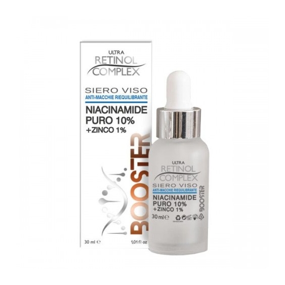 Retinol Complex Booster Niacinamide 10% +  Zinco 1% Siero Viso Anti-Macchie 30 Ml