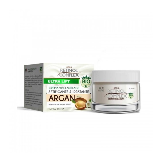 Retinol Complex Ultra Lift Argan Crema Viso Anti-Age Setificante E Idratante 50 Ml
