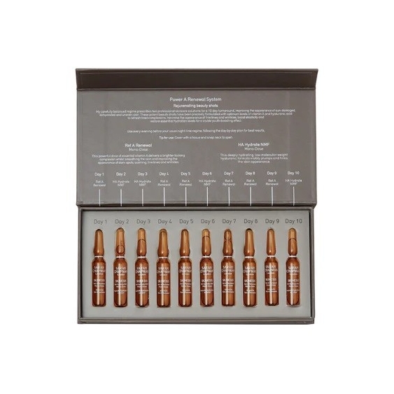 Sarah Chapman Power A Renewal System 10 Fiale Viso Antirughe Da 1 Ml