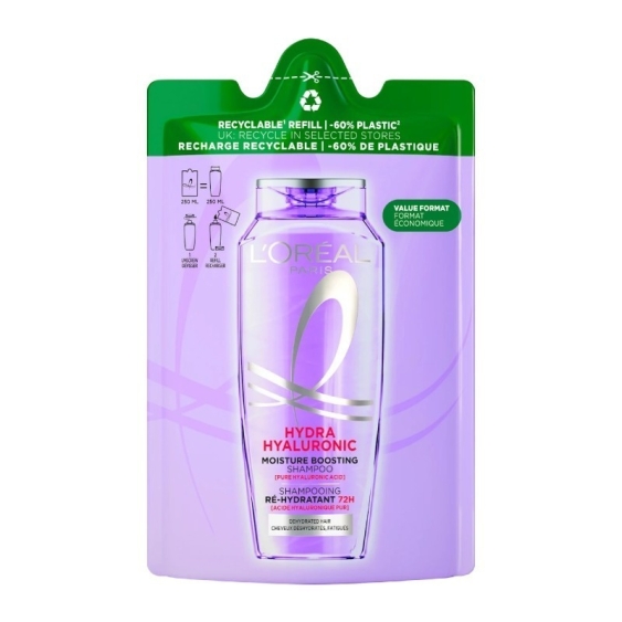 L'Oreal Paris Elvive Hydra Hyaluronic Shampoo Idratazione Profonda Ricarica 250 ml