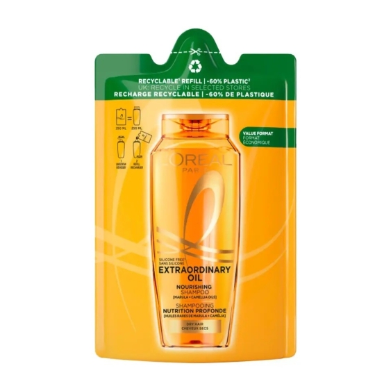 L'Oreal Paris Elvive Olio Straordinario Shampoo Nutriente Ricarica 250 ml