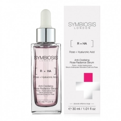 Symbiosis Rosa + Acido Ialuronico Siero Radioso Antiossidante Alla Rosa 30 Ml