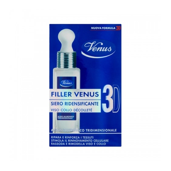 Venus Filler 3D Siero Ridensificatore 3D Viso Collo E Décolleté 30 Ml