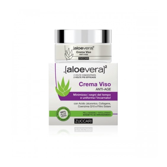 Zuccari Aloevera2 Crema Viso Anti-Age Antirughe 50 Ml
