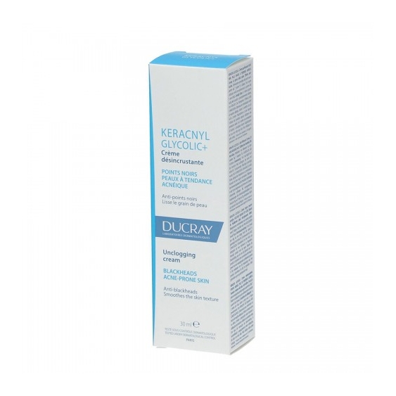 Ducray Keracnyl Glycolic+ Crema Per I Punti Neri E Le Imperfezioni 30 Ml