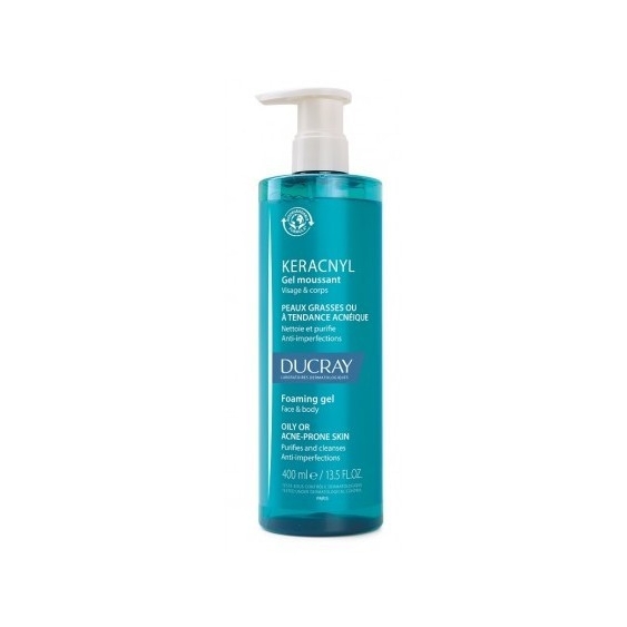 Ducray Keracnyl Gel Detergente Viso E Corpo 400 Ml