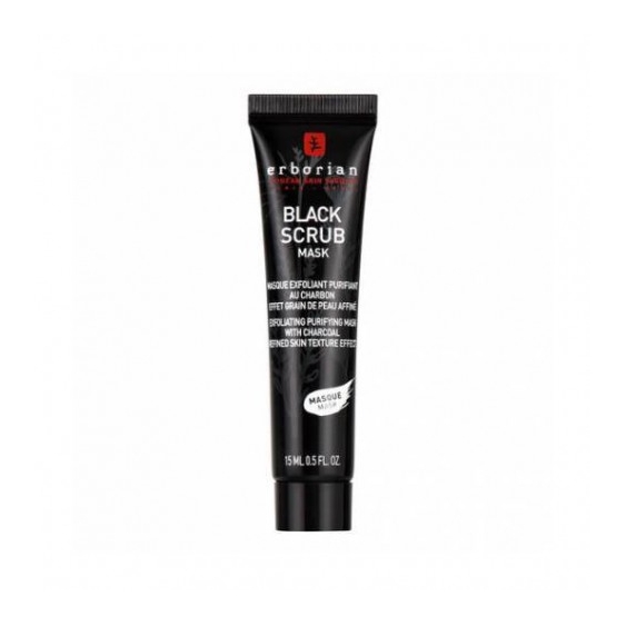 Erborian Black Scrub Mask Maschera Coreana Esfoliante Nera 15 Ml