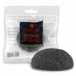Erborian Konjac Sponge Spugnetta Esfoliante Al Carbone Di Bamboo