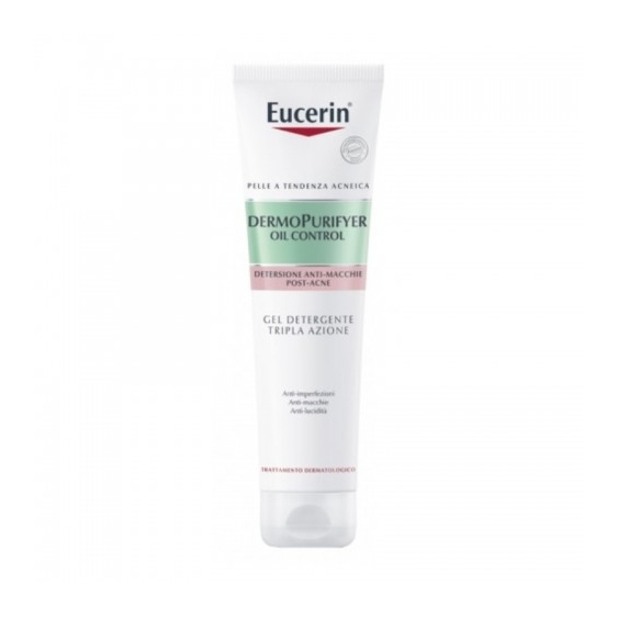 Eucerin Dermopurifyer Oil Control Gel Detergente A Tripla Azione 150 Ml