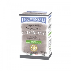 I Provenzali Saponetta Vegetale Al Carbone Per Pelli Impure E Lucide 100 G