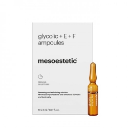 Mesoestetic Glycolic + E + F Ampoules Trattamento Esfoliante 10X2 Ml