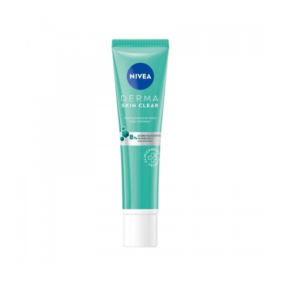 Nivea Derma Skin Clear Peeling Esfoliante Notte 40 Ml