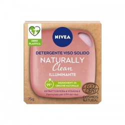 Nivea Naturally Clean Illuminante Detergente Viso Solido 75 G