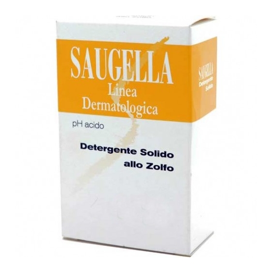 Saugella Sapone Detergente Solido Allo Zolfo Ph 4 100G