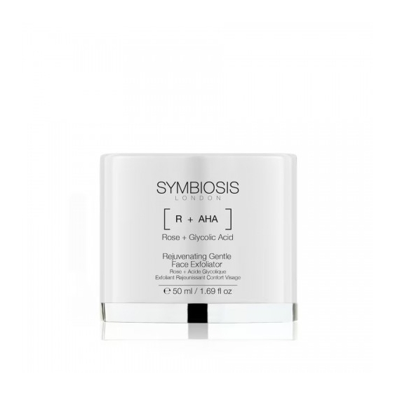 Symbiosis Rosa + Acido Glicolico Esfoliante Viso Ringiovanente Delicato 50 Ml