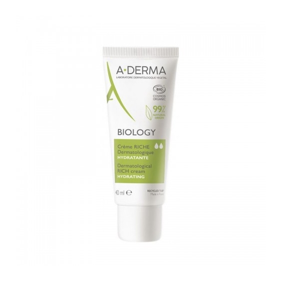 Aderma Biology Crema Ricca Dermatologica Idratante 40 Ml