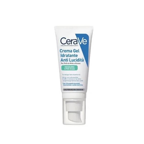 Cerave Crema Gel Idratante Anti Lucidità Per Pelli Grasse 52 Ml