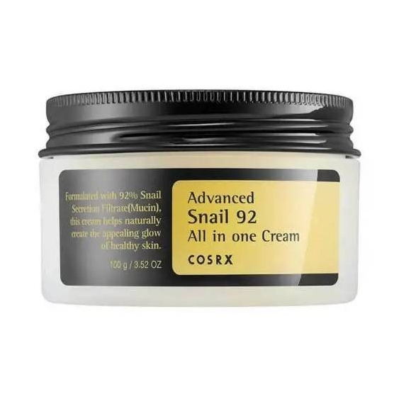 Cosrx Advanced Snail 92 Crema Coreana Tutto In Uno 100 Ml