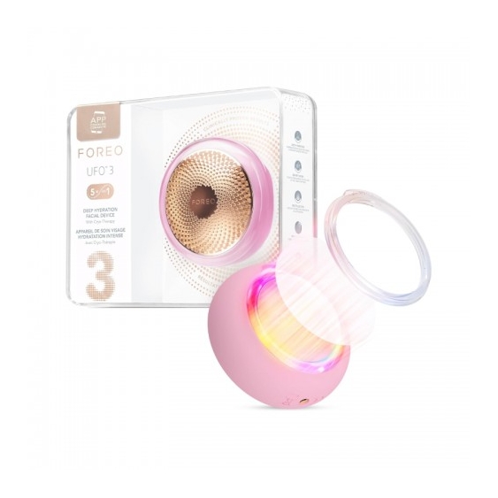 Foreo Ufo 3 Dispositivo 5 In 1 Per Idratazione Profonda Viso Pearl Pink